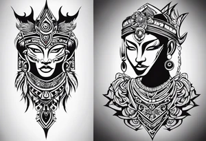 Gliscor tribal style tattoo idea