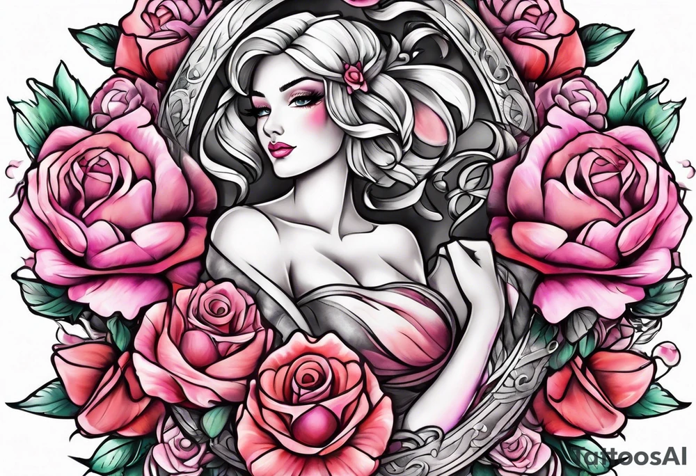 breast cancer ribbon survivor tattoo idea