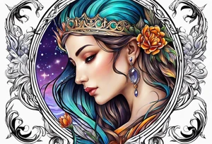 Virgo water tattoo idea