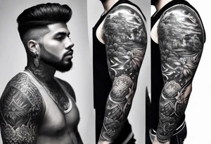 Full body sleeve tattoo idea