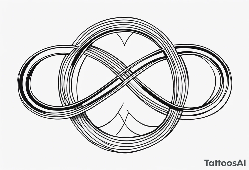 Basic infinity symbol tattoo idea