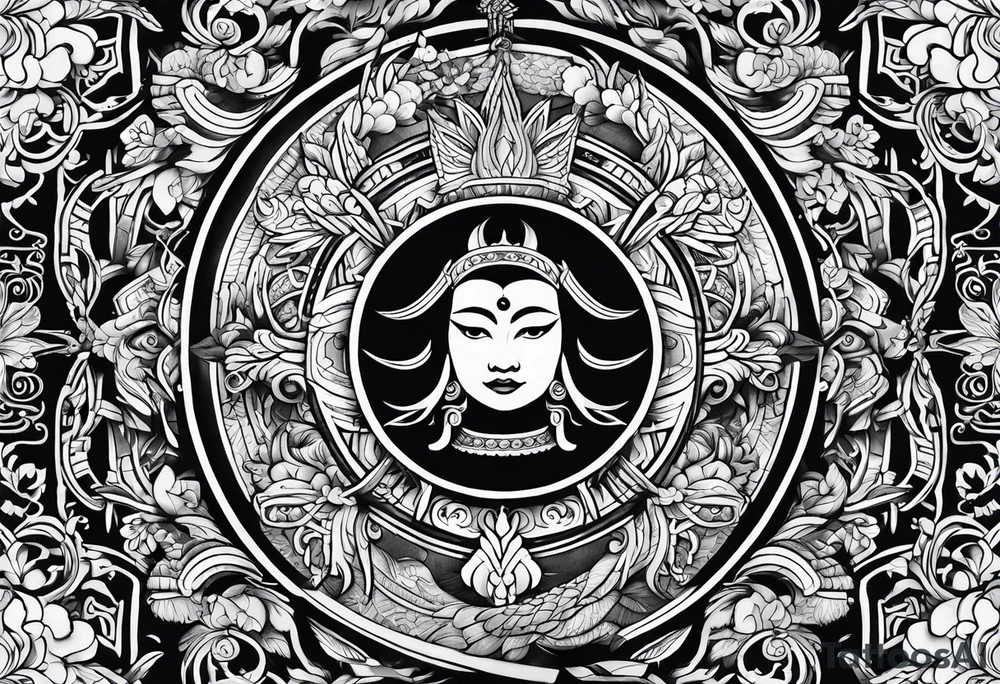 Vietnamese traditional tattoo idea