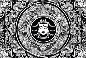 Vietnamese traditional tattoo idea
