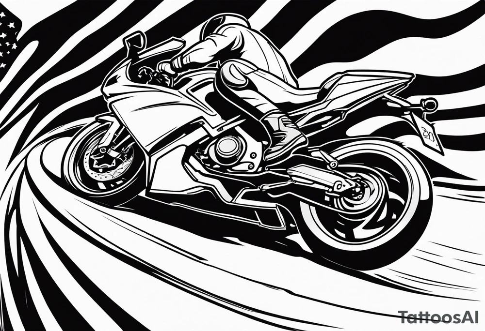Superbike tattoo idea