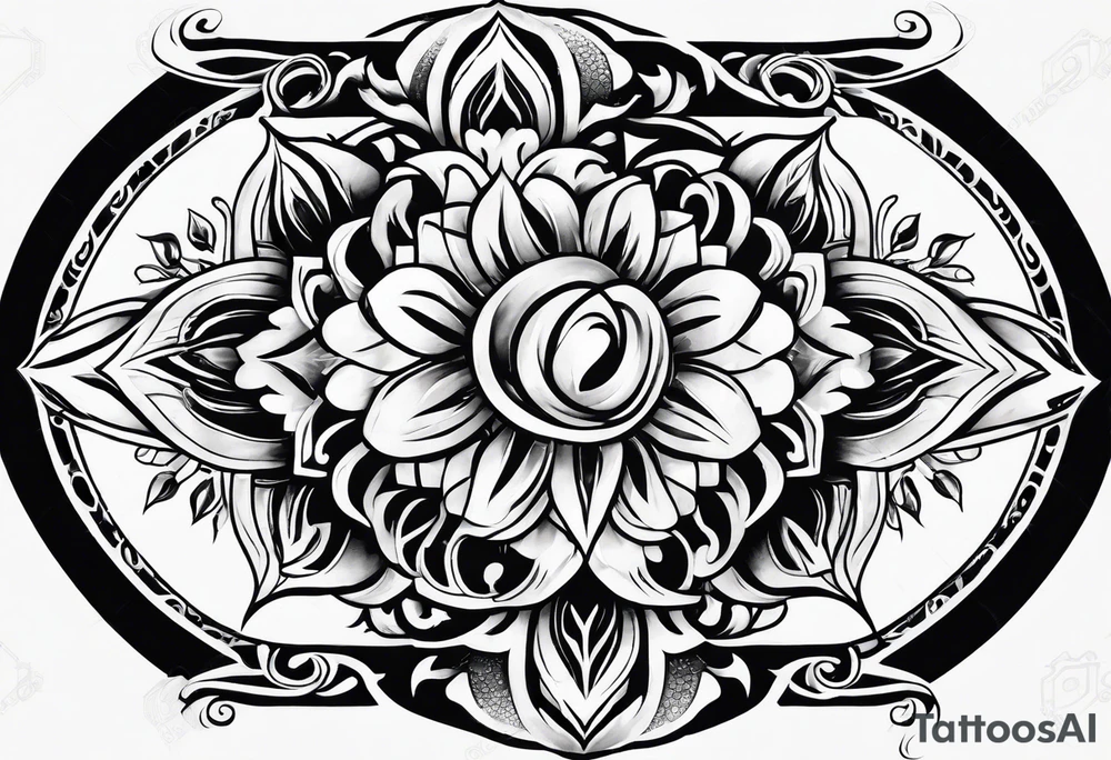 Full Back tattoo covering the whole back oblong tattoo idea