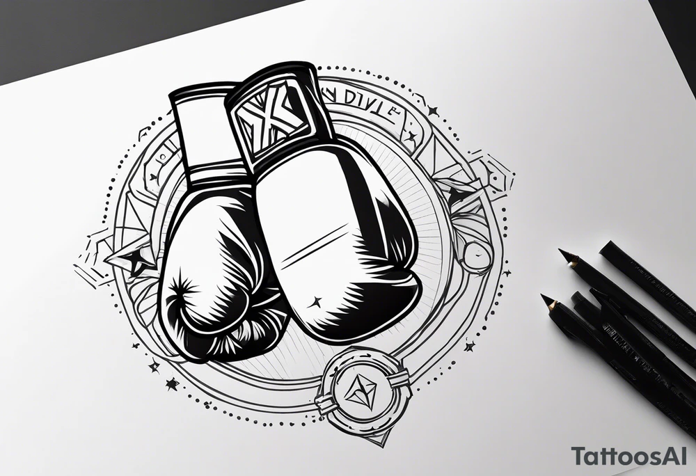 boxing tattoo idea