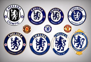 chelsea fc badge tattoo idea