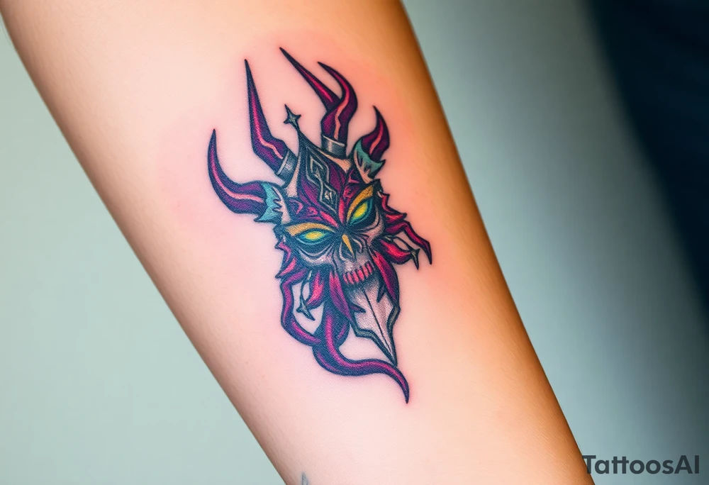Sheogorath prince of madness from elder scrolls tattoo idea