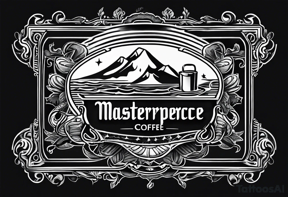 GULF SIDE COFFEE LOGO tattoo idea