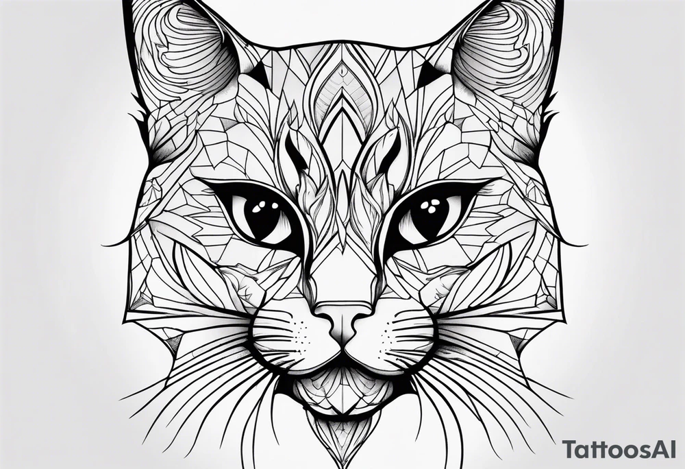 Black Cat tattoo idea