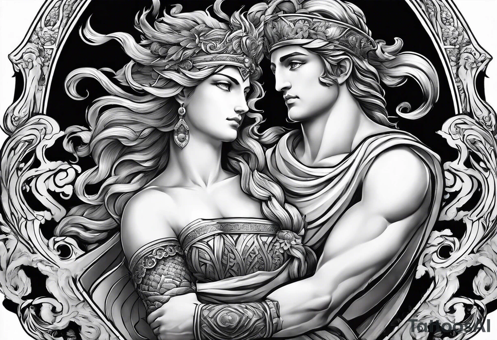 full left arm sleeve with greek mythology for men tattoo idea full left arm sleeve with greek mythology for men tattoo idea