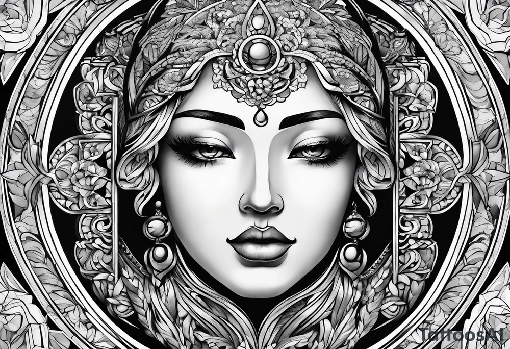 Marble tattoo idea