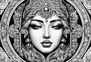 Marble tattoo idea