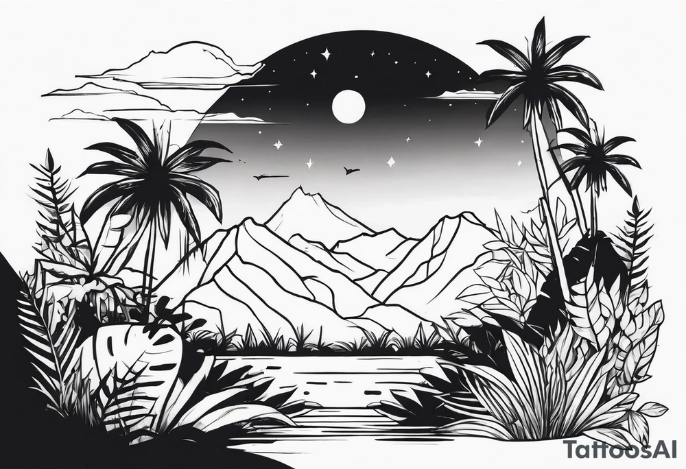 JUNGLE tattoo idea