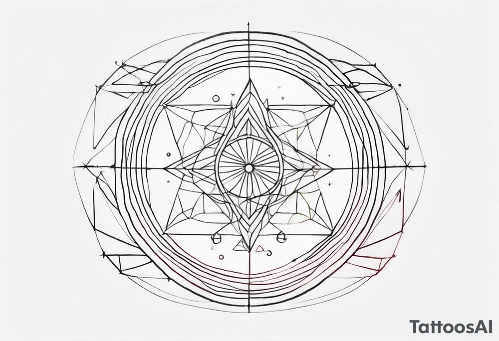 light diffraction phenomena tattoo idea