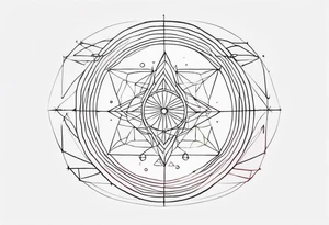 light diffraction phenomena tattoo idea