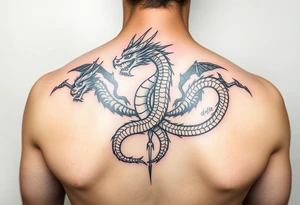 Flame of recca 8 dragons tattoo idea
