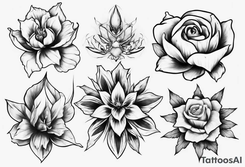 cybersigilism flor de maga tattoo idea