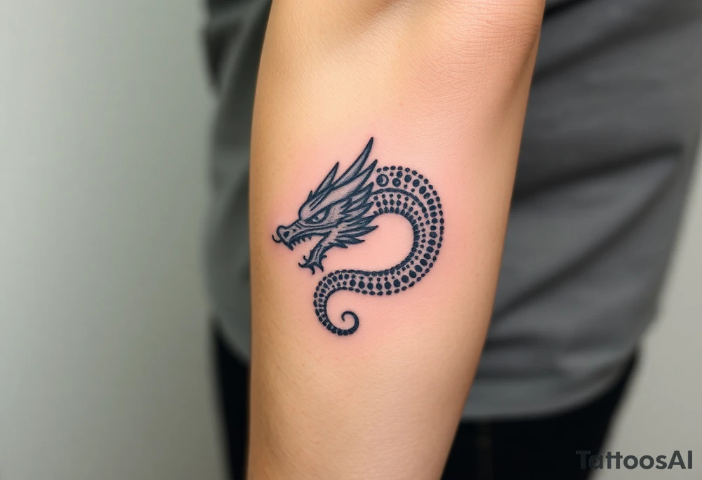 Aztec dragon tattoo idea