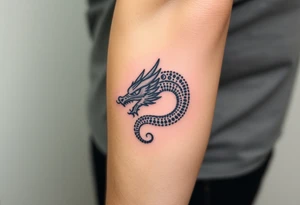 Aztec dragon tattoo idea