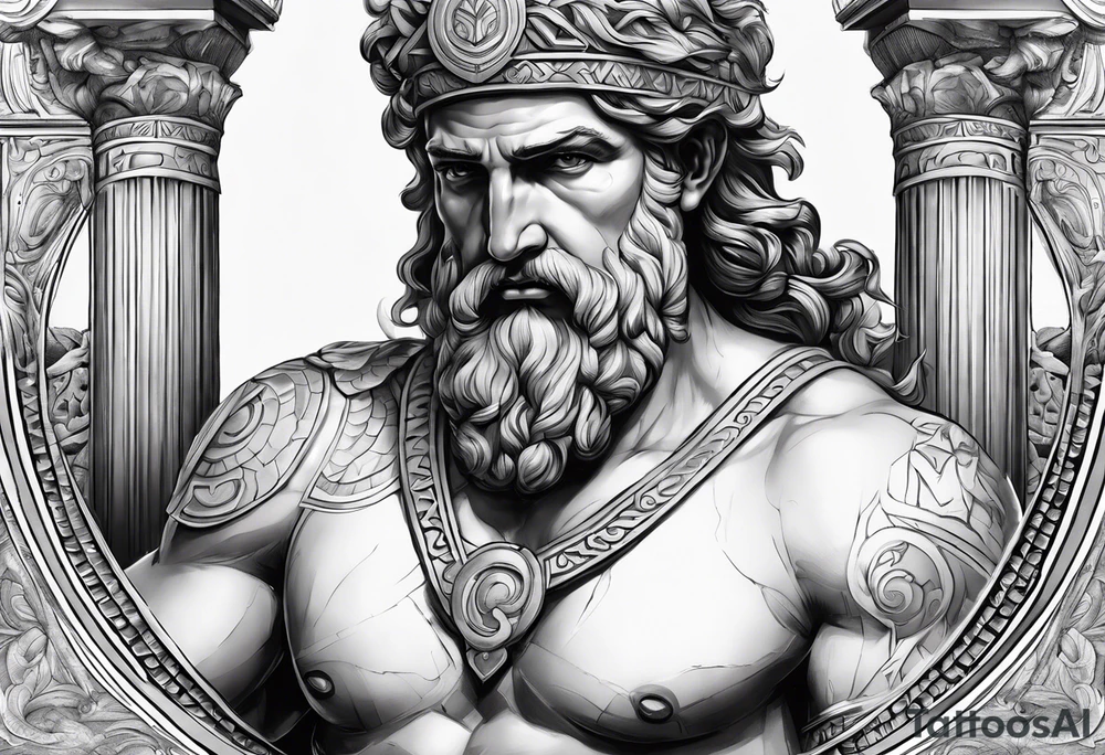 Greek god meletus tattoo idea