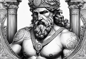 Greek god meletus tattoo idea