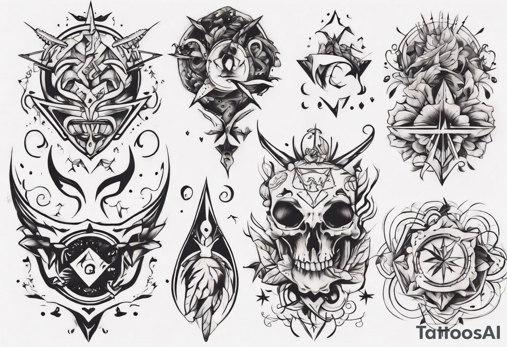 Matching tattoos for couples tattoo idea