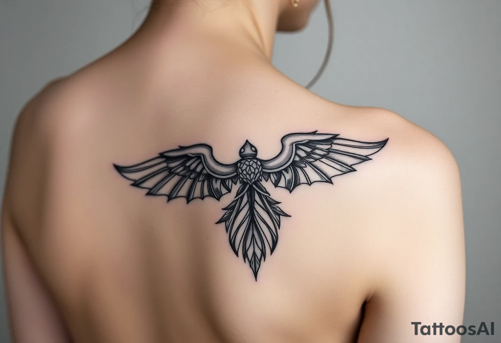 Unique sonder tattoo on shoulder to bicep tattoo idea