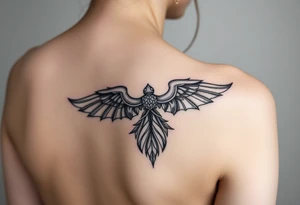 Unique sonder tattoo on shoulder to bicep tattoo idea