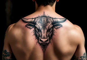 Wall Street bull tattoo tattoo idea