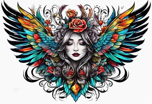 Dag engelen tattoo idea