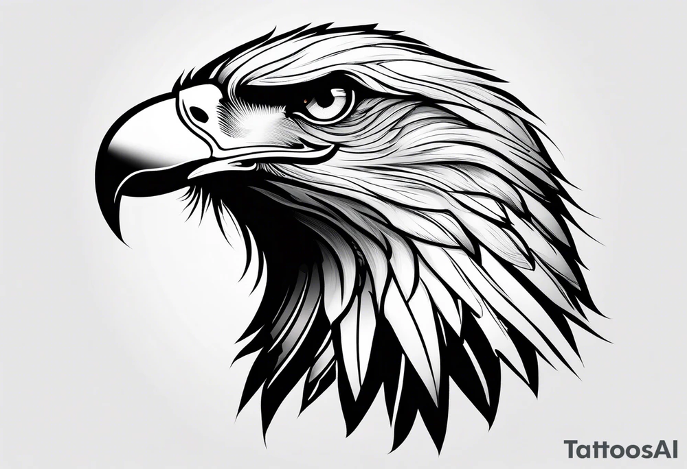 tattoo featuring an eagle, aggressive, possibly incorporate Irish imagery tattoo idea