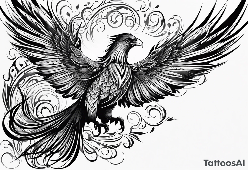 phoenix tattoo idea