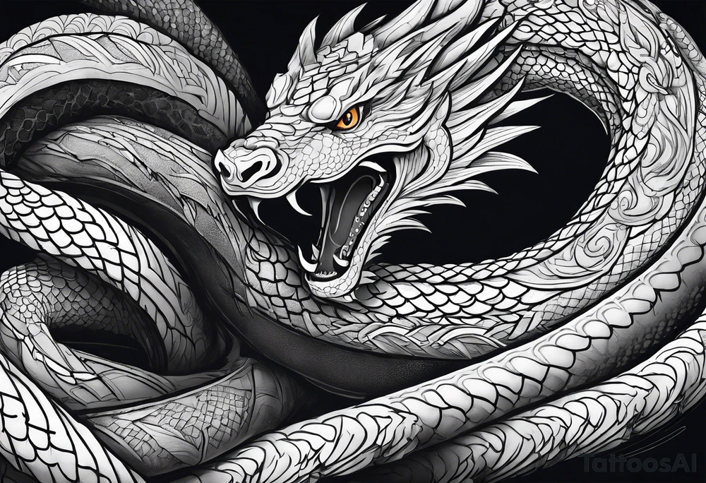 jörmungandr tattoo idea