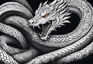 jörmungandr tattoo idea