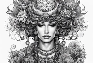 Atlas carrying a brain tattoo idea