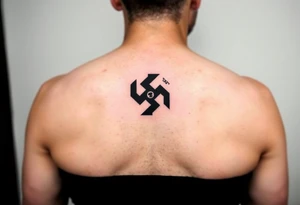 generate tattoos that are exactly similar to nazi prison gang ones, no imperfections and PNG format, no body, just black and white. tattoo idea