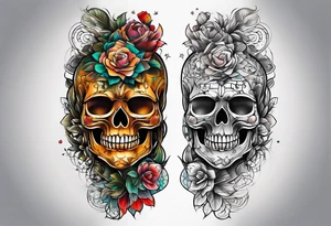 Knee tattoo tattoo idea