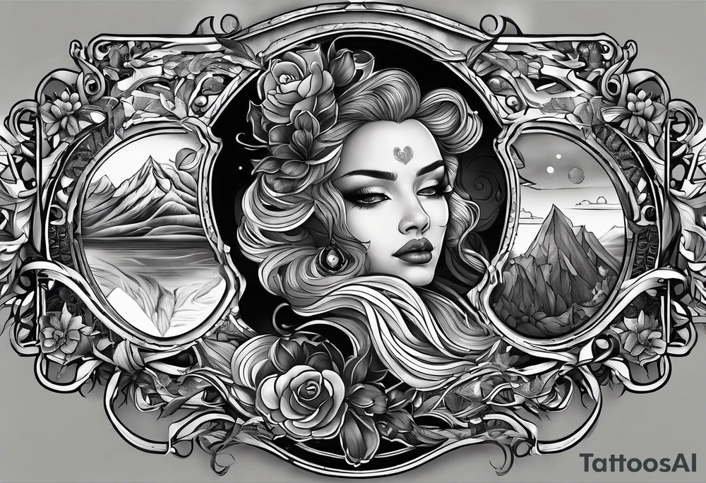 it's not the load that breaks you down, it's the way you carry it. tattoo idea