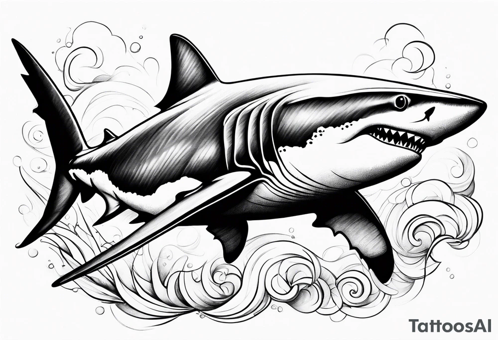 Shark tattoo idea