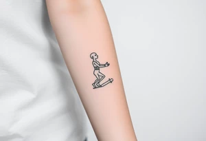 Simple traditional C3po tattoo full body not too many lines but enough detail tattoo idea