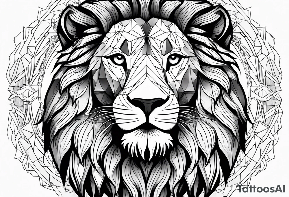 Sleeve tattoo lion tattoo idea