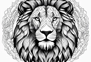 Sleeve tattoo lion tattoo idea