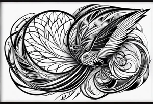 Minimalist tattoo design for quote " never fold never back down" tattoo idea