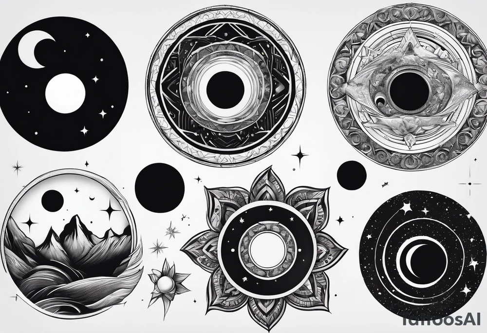 A tattoo that reflects my interest in black holes. tattoo idea A tattoo that reflects my interest in black holes. tattoo idea