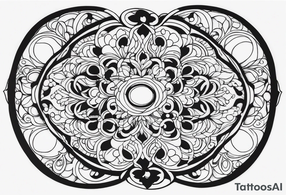 BUBBLE PATTERN tattoo idea