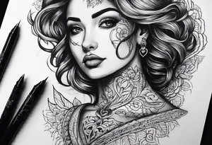 I want a tattoo on my heart and the story behind it is when I was born I had no heartbeat, show the symbol of no heart beat. Eventually my mom didn’t give up and God saved my life tattoo idea