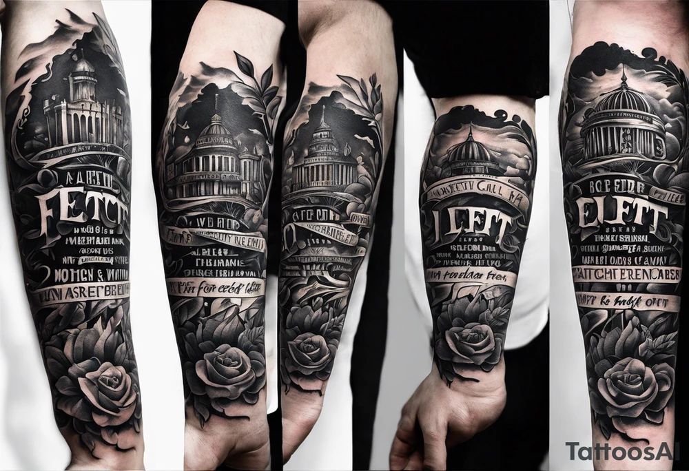 the words “ much given” for my right forearm and the words “much required” for my left forearm in a cool font but it needs to be very legible tattoo idea