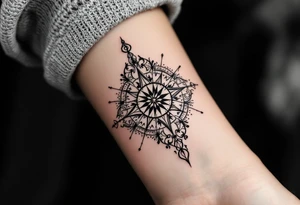 Compass tattoo idea