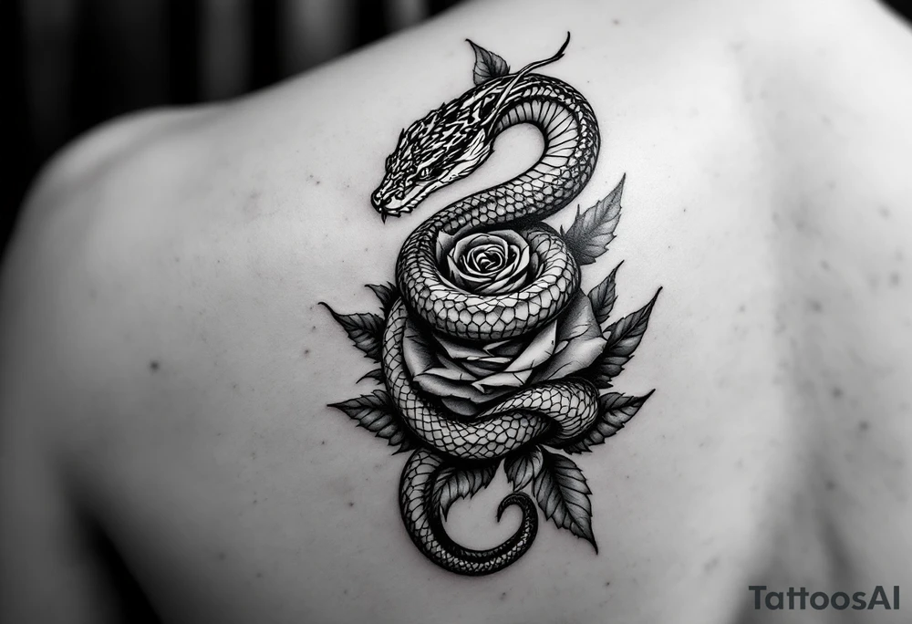powerful snake wrapped around a rose a partner tattoo tattoo idea powerful snake wrapped around a rose a partner tattoo tattoo idea